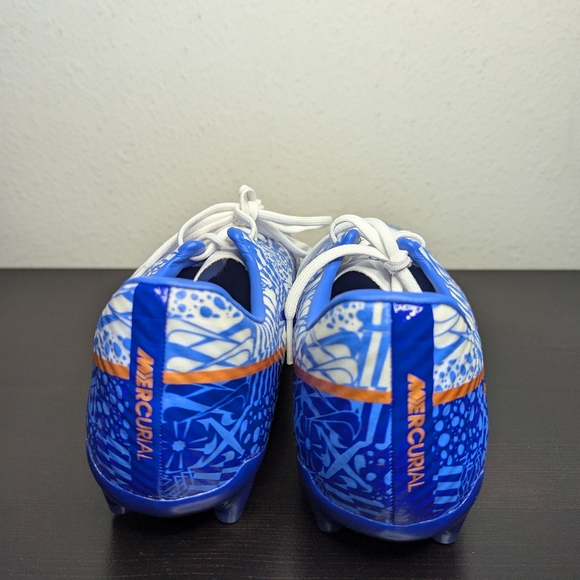 Nike Zoom Mercurial Vapor 15 Academy CR7 Soccer Cleats Mens Sizes Blue - Picture 6 of 7